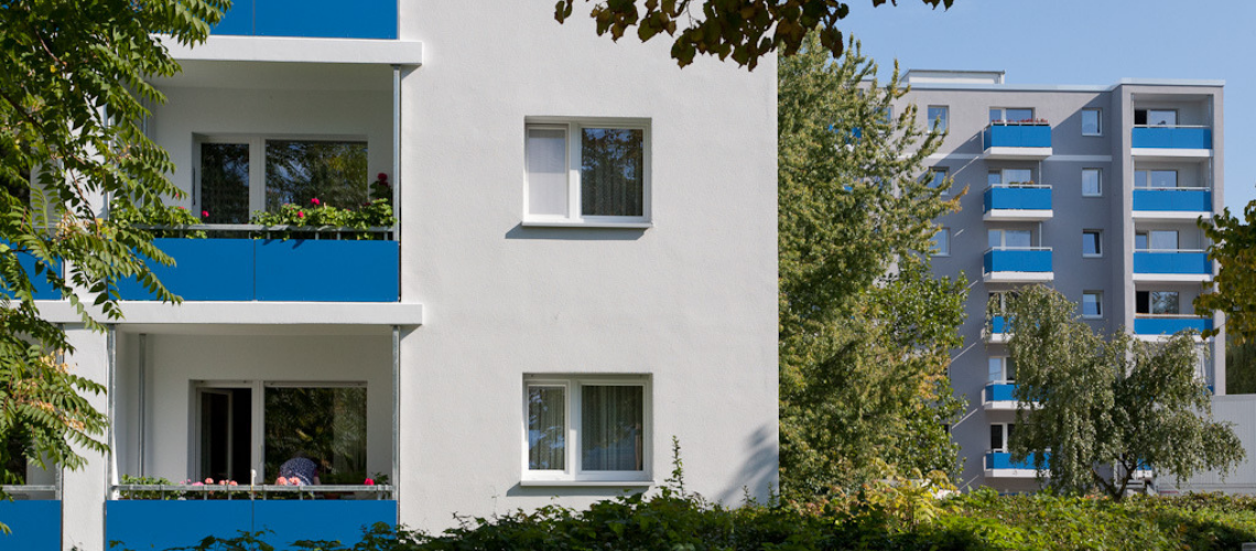 Häuserfassaden in Reinickendorf