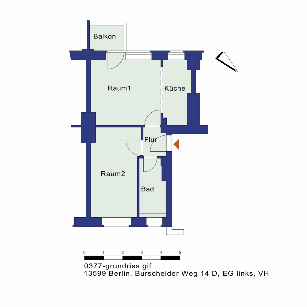 تصویر Helle 1-Zimmer-Wohnung mit Balkon und Tageslichtbad – provisionsfrei · Burscheider Weg 14D, 13599 Berlin