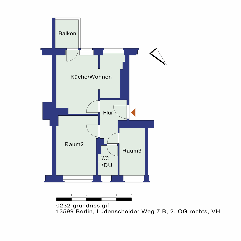 تصویر Helle 1,5-Zimmer-Wohnung mit Tageslichtbad für Selbstrenovierer – provisionsfrei