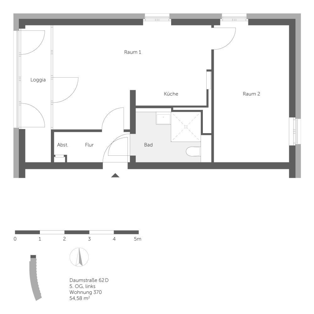 تصویر Neubauwohnung mit Fußbodenheizung an der Waterkant / WBS bis 180 erforderlich