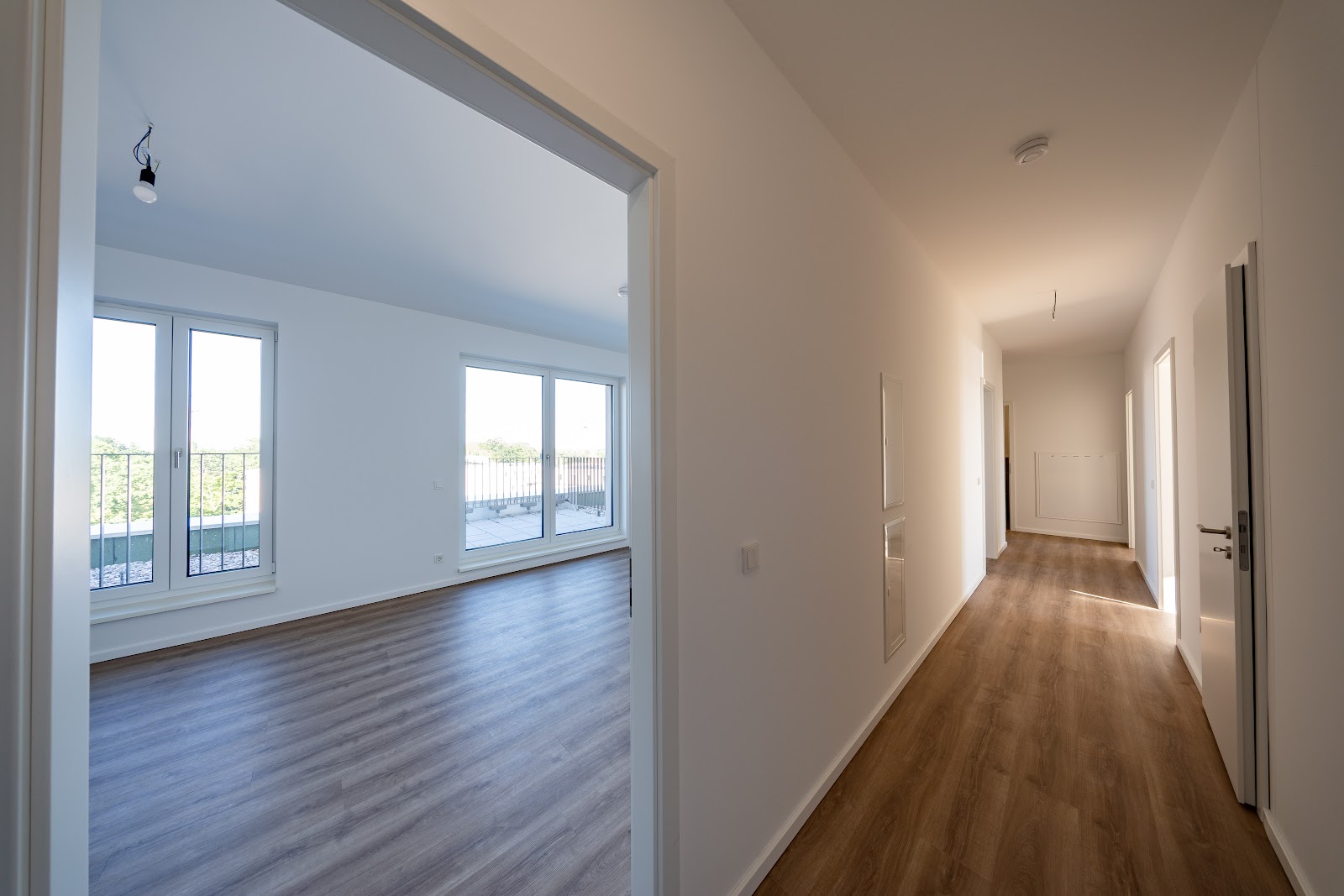 Blick in die Wohnung