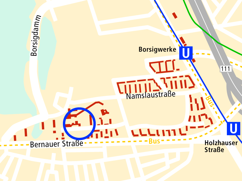 Stadtkarte Tegel