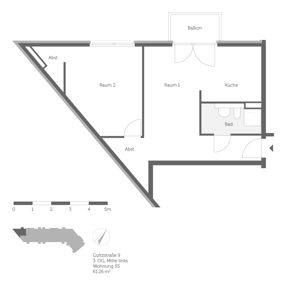 تصویر Neubauwohnung ab sofort verfügbar