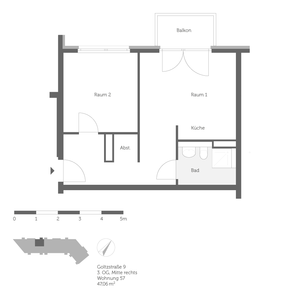 تصویر Neubauwohnung frei