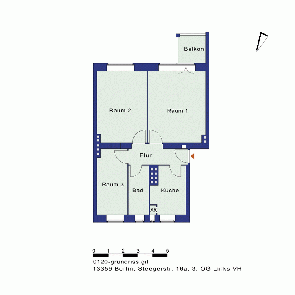 تصویر Wohnung sucht Mieter! Einkommensgrenzen bitte beachten! · Steegerstr. 16a, 13359 Berlin