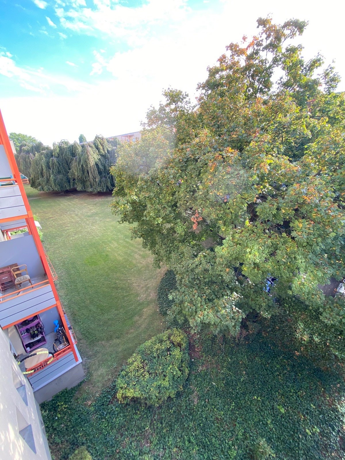 Ausblick vom Balkon