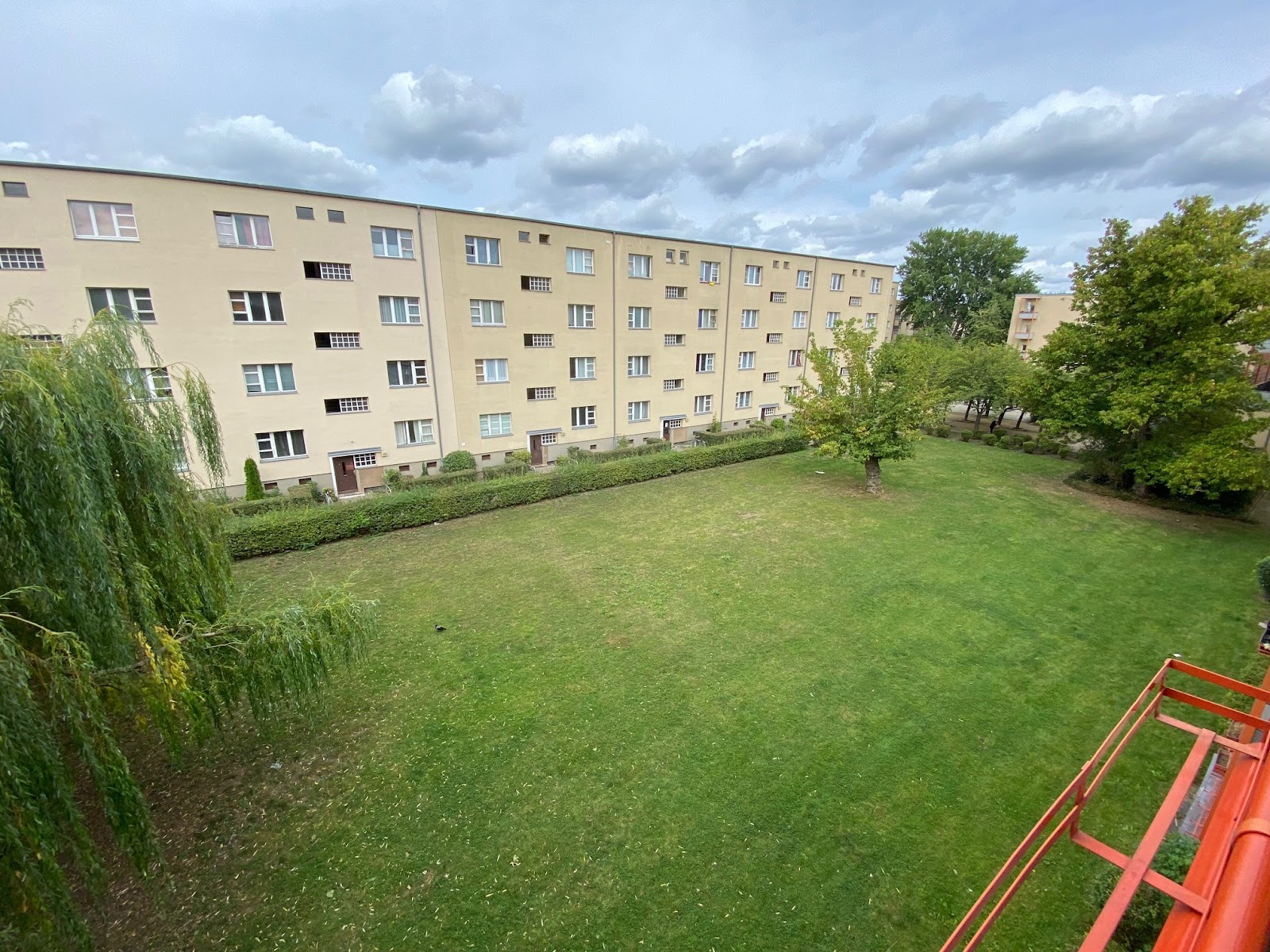 Ausblick vom Balkon