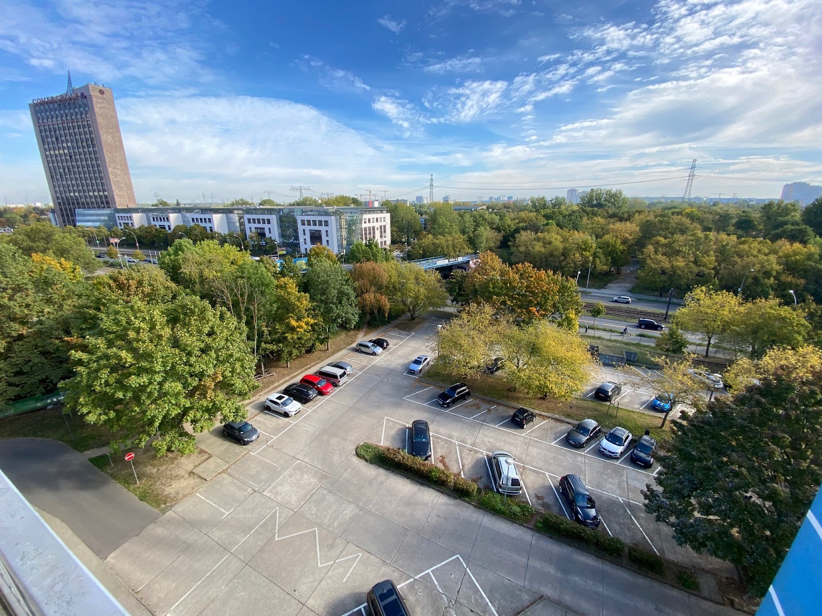 Ausblick vom Balkon