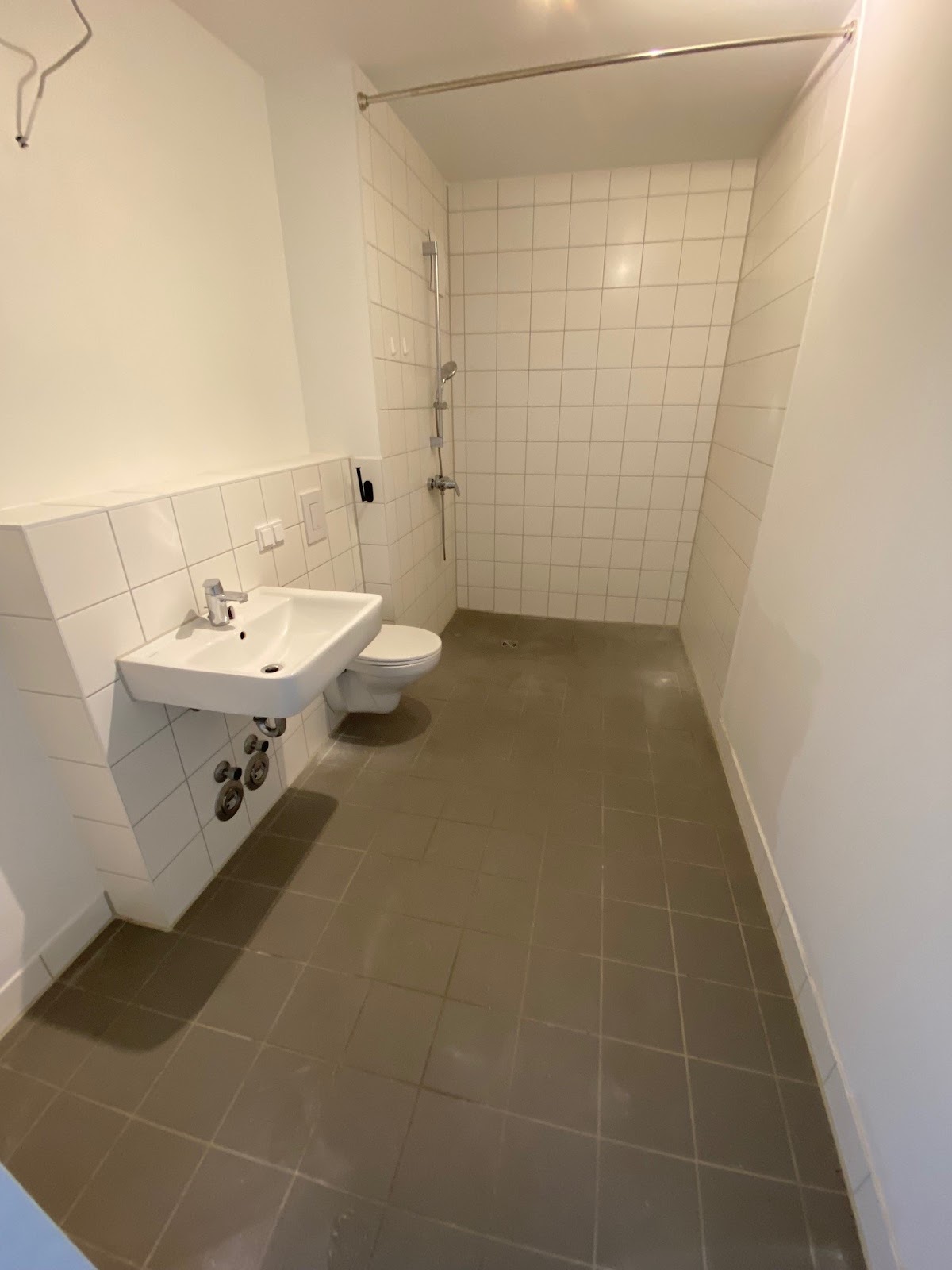 Bad mit bodengleicher Dusche