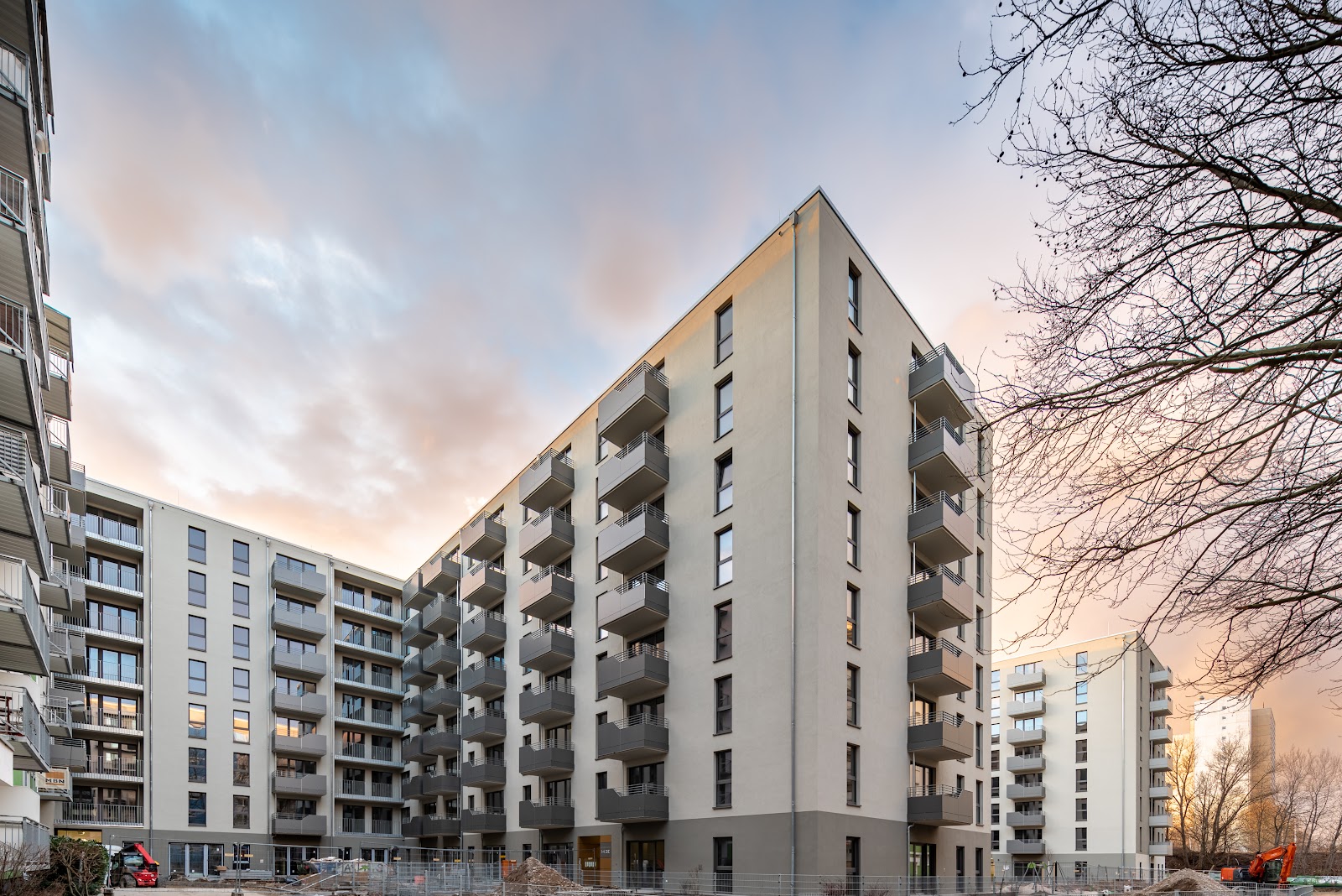 تصویر Neubauwohnung mit Balkon im Zweitbezug in Lichtenberg (nahe IKEA) ab sofort neu zu vermieten