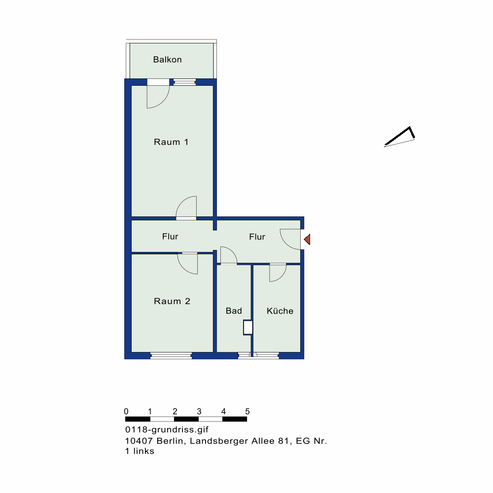 Hochparterrewohnung in Prenzlauer Berg neu zu vermieten