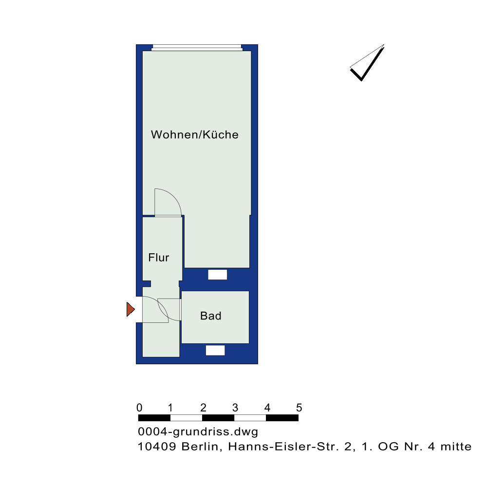 تصویر Einzimmerwohnung ohne WBS