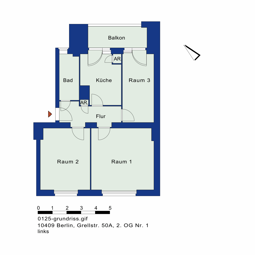 تصویر 3 Zimmer ohne WBS
