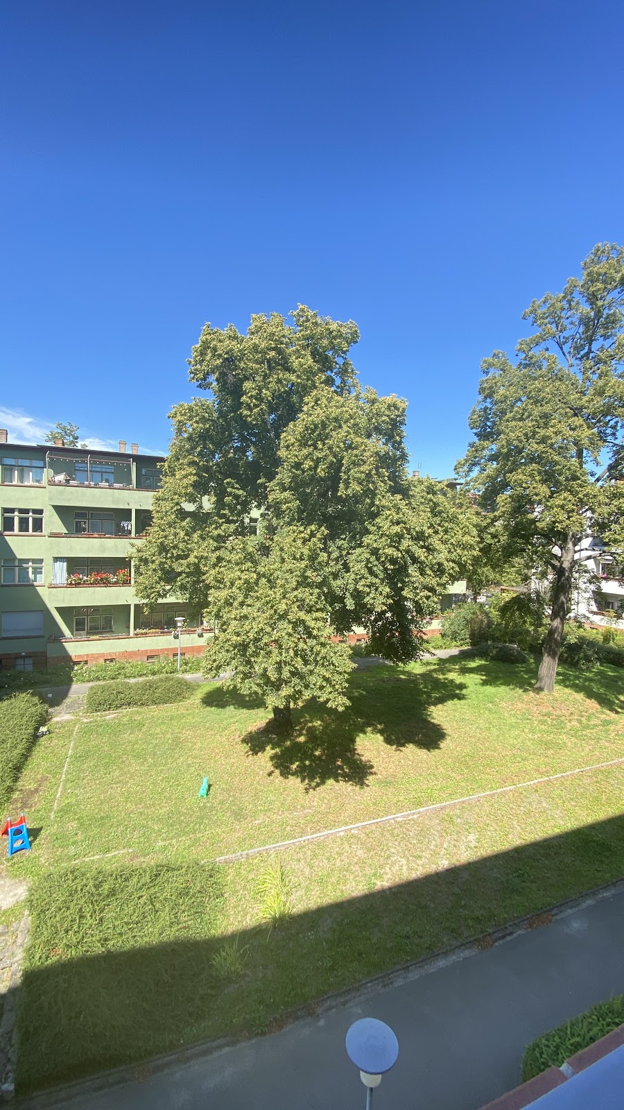 Blick aus dem Schlafzimmer