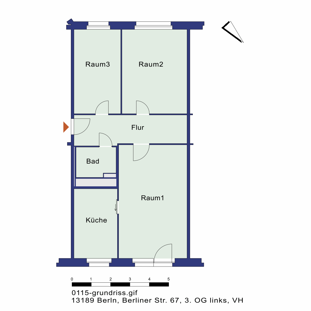تصویر 3 Zimmer ohne WBS · Berliner Str. 67, 13189 Berlin