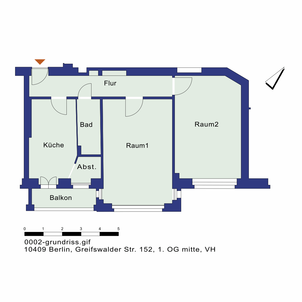 تصویر 2 Zimmer ohne WBS · Greifswalder Str. 152, 10409 Berlin