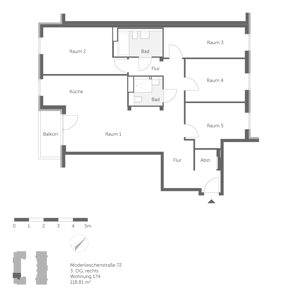 تصویر Neubauwohnung mit Fußbodenheizung im Erstbezug