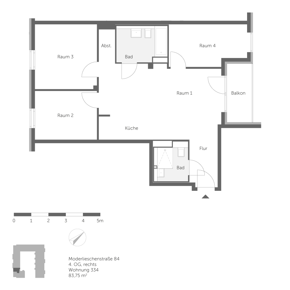 تصویر Neubauwohnung mit Fußbodenheizung und Balkon im Erstbezug / WBS 160/180/220 erforderlich · Moderlieschenstr. 84, 13599 Berlin