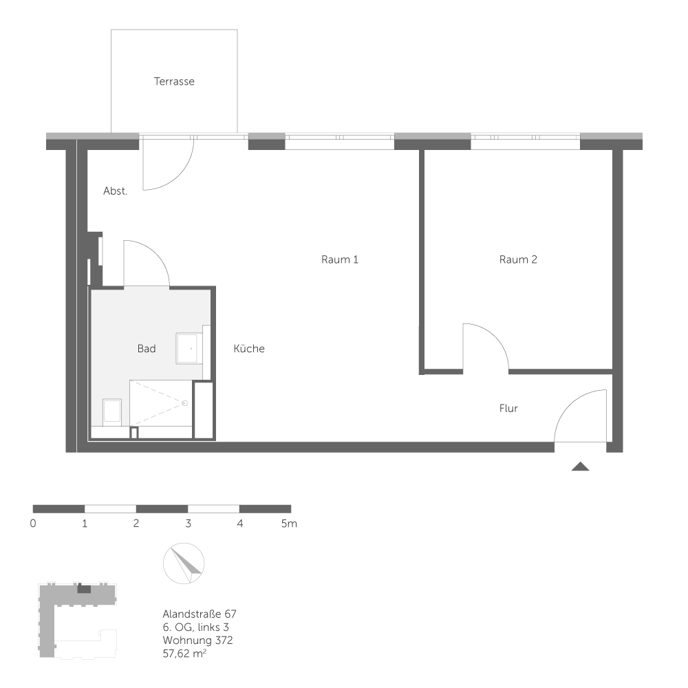 تصویر Neubauwohnung mit Fußbodenheizung und Balkon im Erstbezug · Alandstr. 67, 13599 Berlin