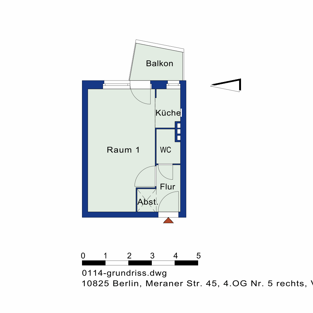 تصویر WBS erforderlich. Singlebude mit Etagendusche · Meraner Str. 45, 10825 Berlin (3)