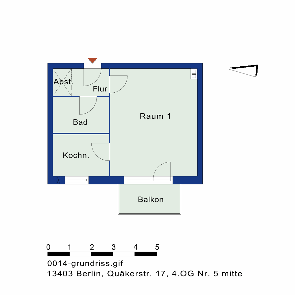 تصویر Singleapartment! WBS-fähiges Einkommen erforderlich!