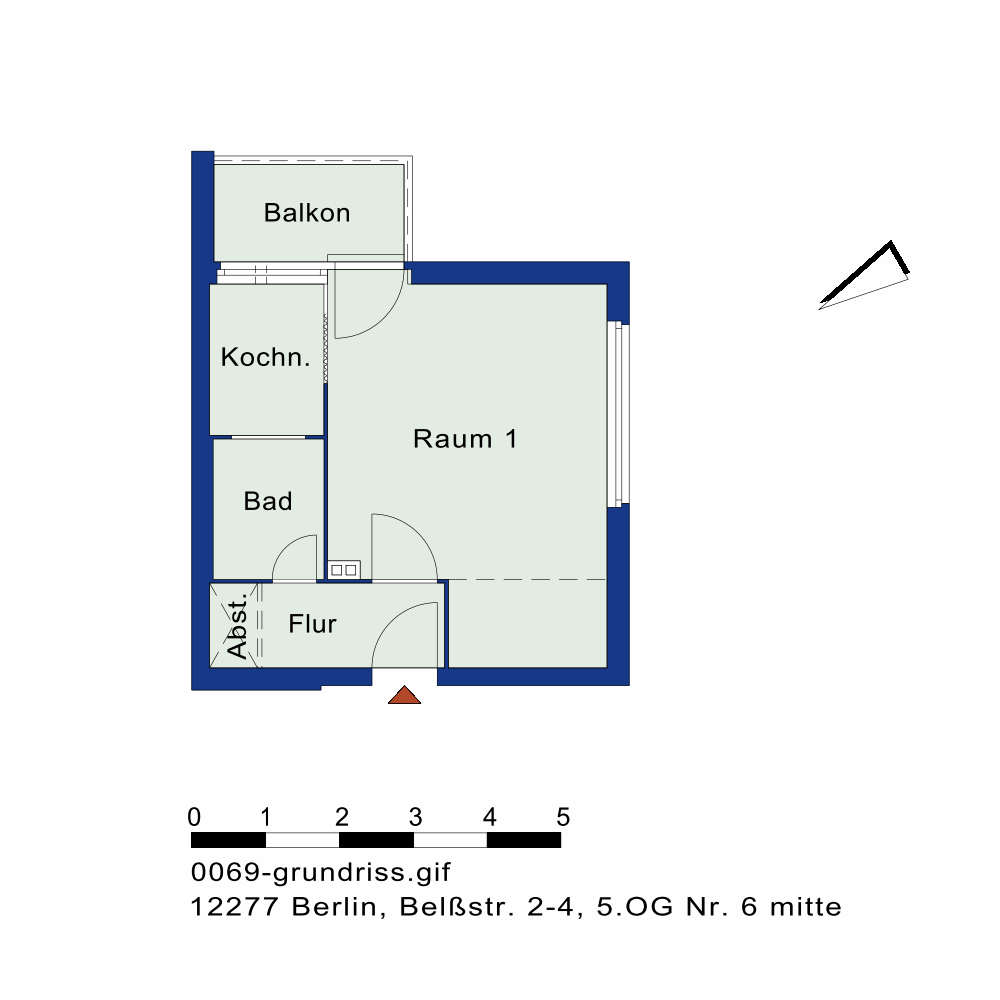 تصویر Wohnung mit Dusche und Renovierungsbedarf