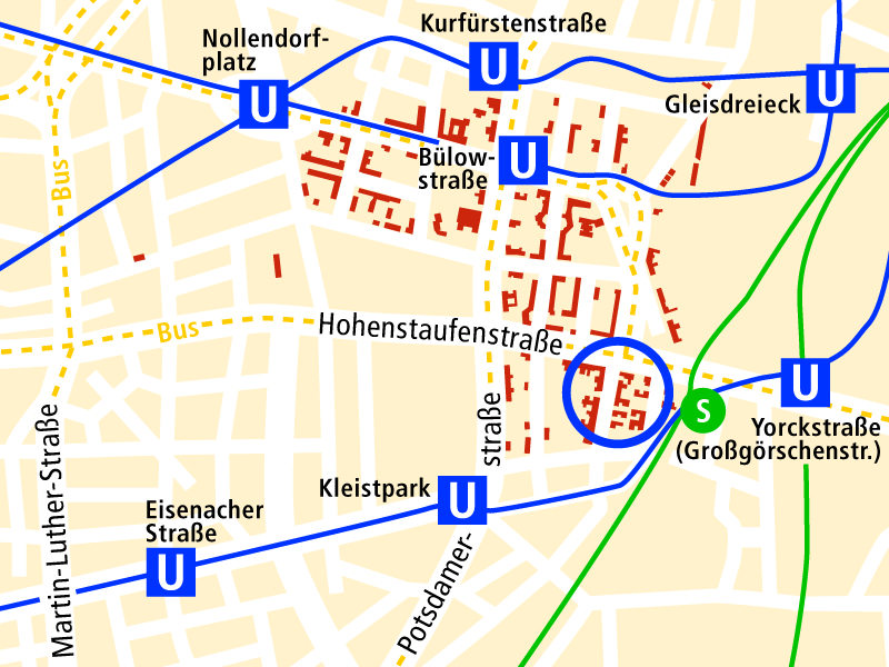 تصویر 4-Zimmer-Wohnung mit großem Hof-Balkon nahe U-Bahn Yorckstr.