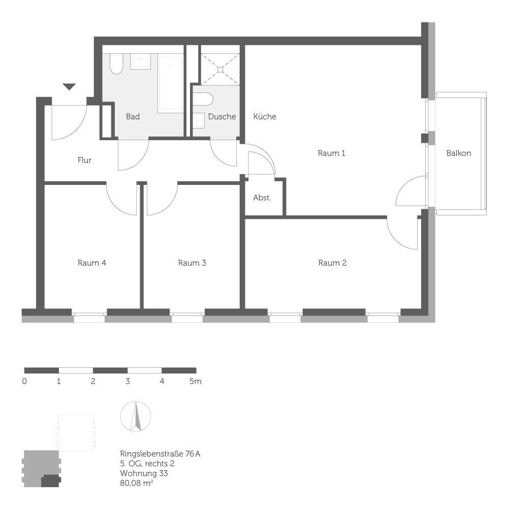 تصویر Moderne familiengerechte Wohnung