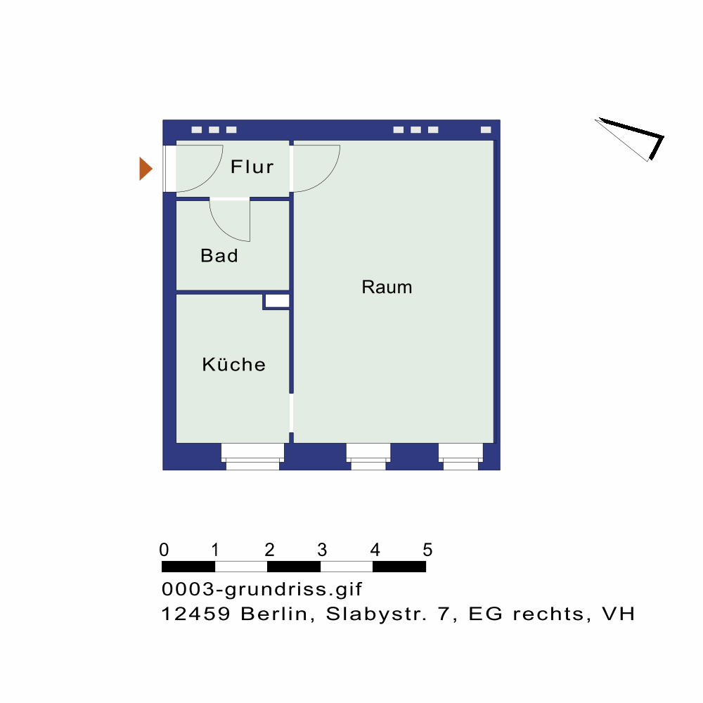 تصویر 1 Zimmerwohnung zum selber Gestalten